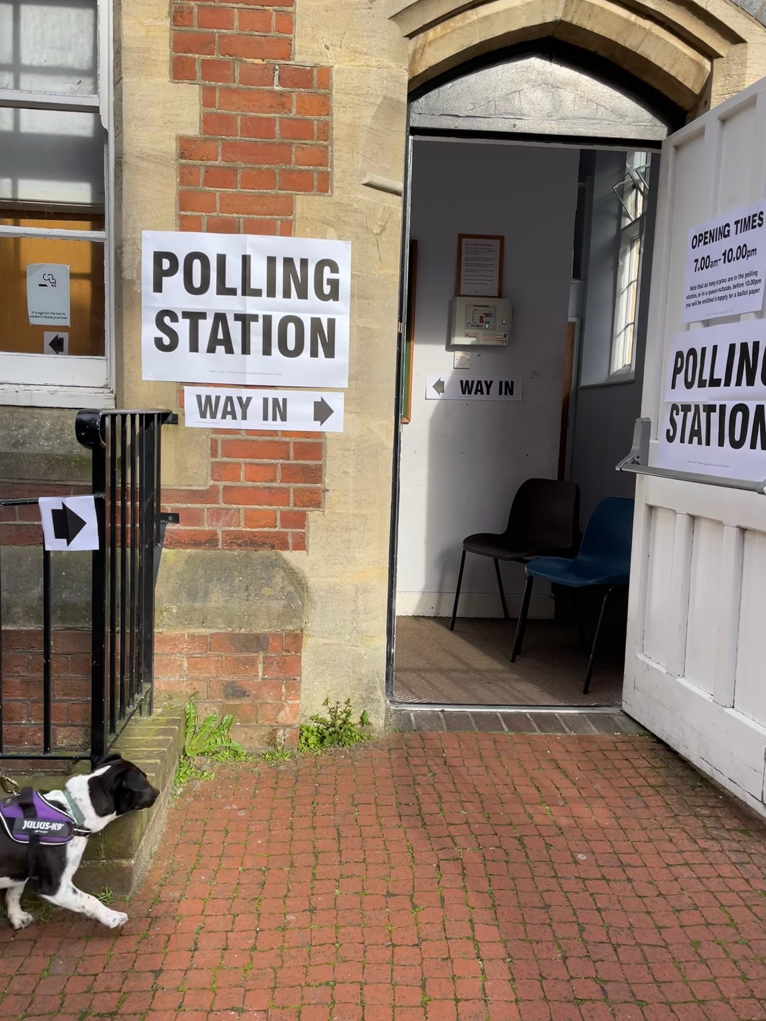 My first visit to a Polling Station