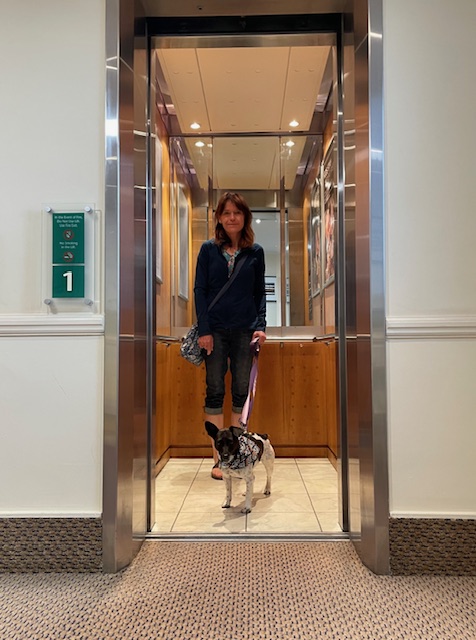 First time in a lift