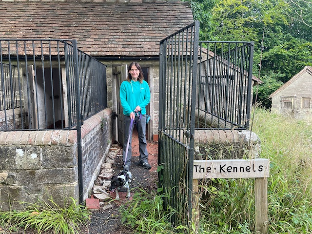 I visited the old kennels at Nymans. Luxury!