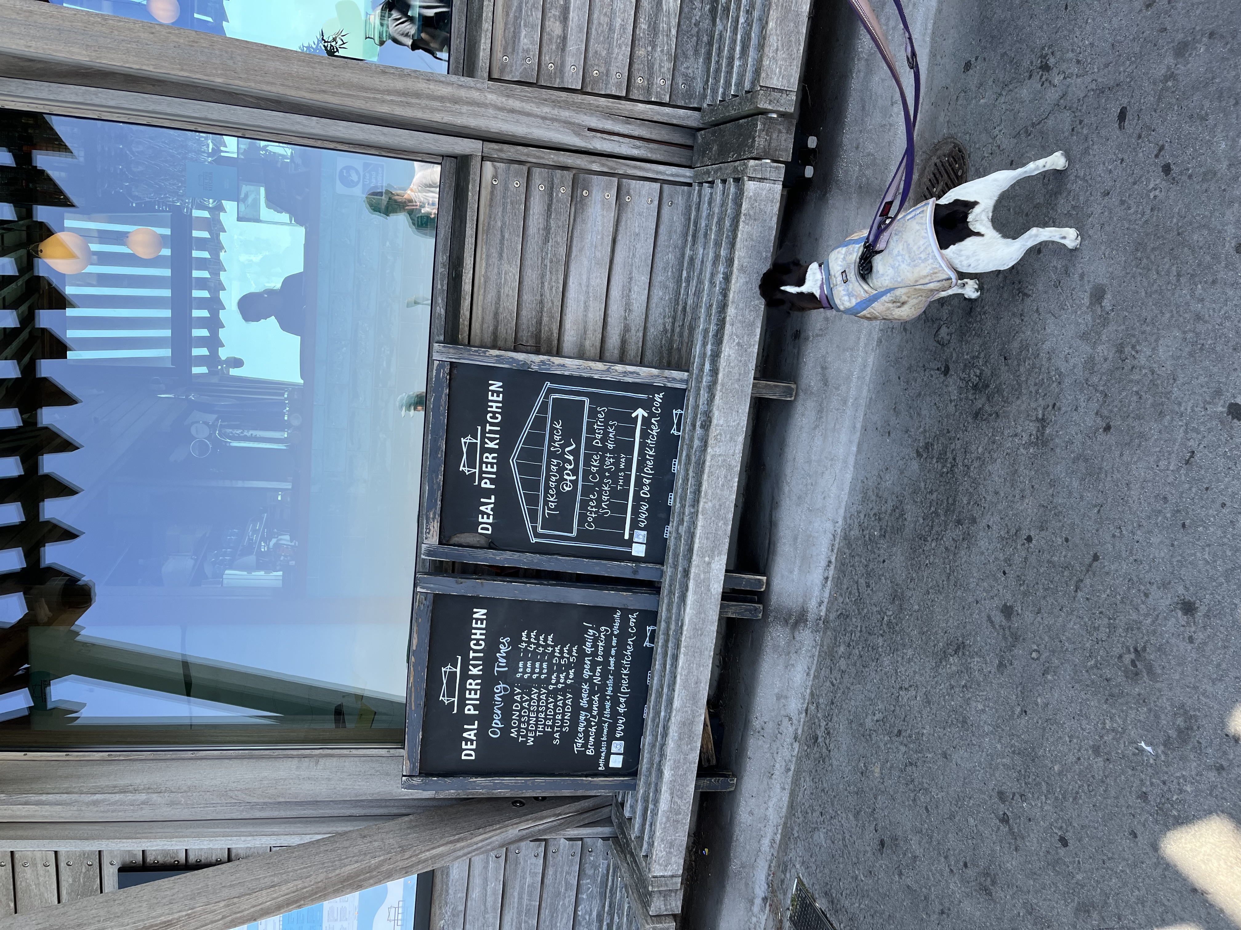 I visited the Deal Pier Kitchen yesterday